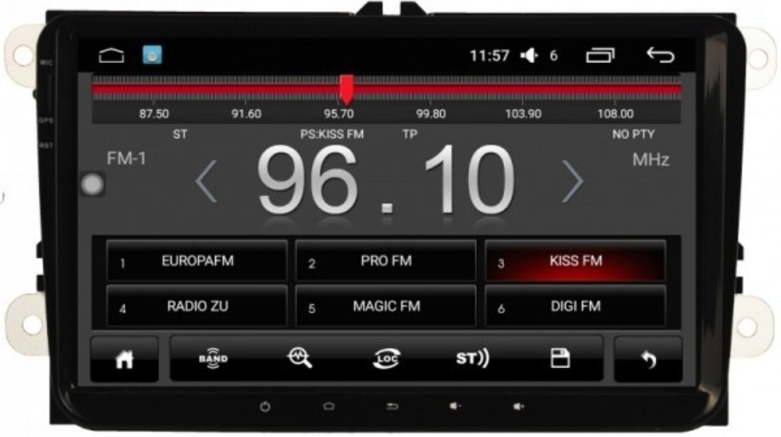 NAVIGATIE CARPAD ANDROID DEDICATA VW Golf(MK5,MK6)NAVD-MT9800 9' 16GB 2GB RAM GPS WAZE CAMERA BONUS!