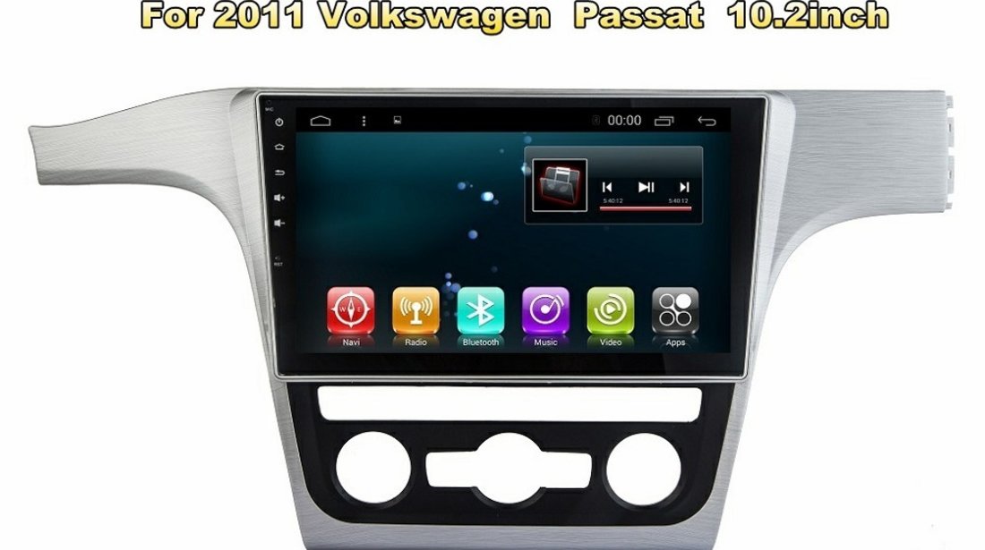 NAVIGATIE CARPAD ANDROID DEDICATA VW PASSAT B7 10.2'' CAPACITIV 16GB INTERNET 3G WIFI OBC OBD WAZE