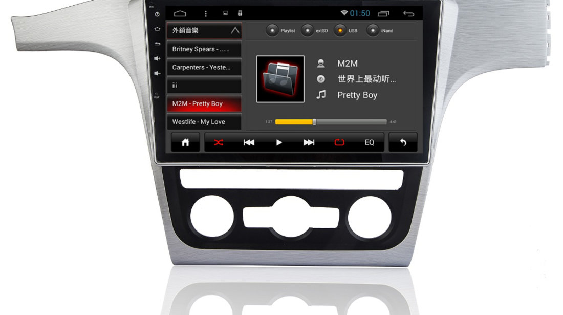 NAVIGATIE CARPAD ANDROID DEDICATA VW PASSAT B7 10.2'' CAPACITIV 16GB INTERNET 3G WIFI OBC OBD WAZE