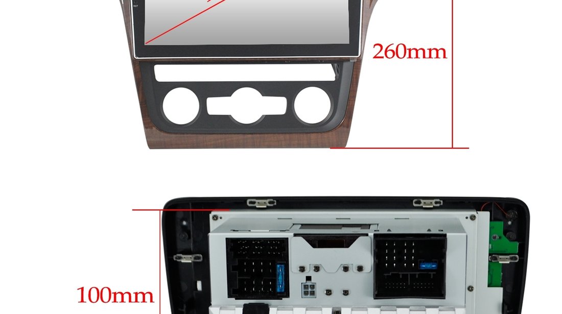 NAVIGATIE CARPAD ANDROID DEDICATA VW PASSAT B7 10.2'' CAPACITIV 16GB INTERNET 3G WIFI OBC OBD WAZE