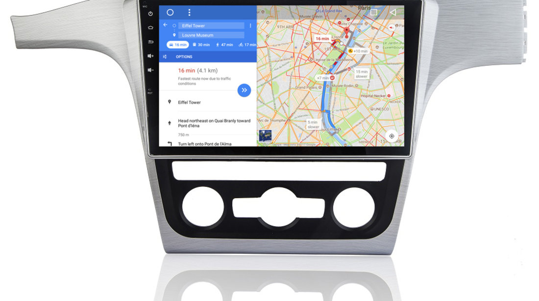 NAVIGATIE CARPAD ANDROID DEDICATA VW PASSAT B7 2009 - 2016 ECRAN 10.2'' CAPACITIV 16GB INTERNET 3G
