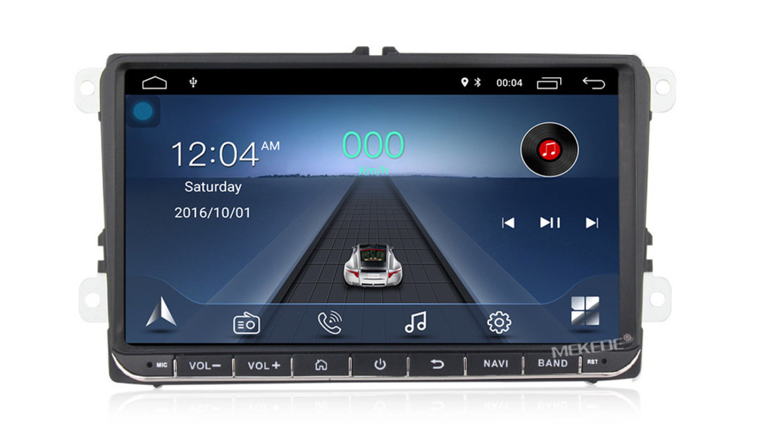 NAVIGATIE CARPAD ANDROID DEDICATA VW SKODA SEAT EDOTEC EDT-E205 ECRAN 9'' CAPACITIV 16GB INTERNET 3G