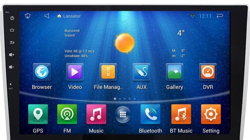 NAVIGATIE CARPAD CMP1001 CU ANDROID DEDICATA VW PASSAT B6 B7 CC ECRAN 10.1'' CAPACITIV WAZE