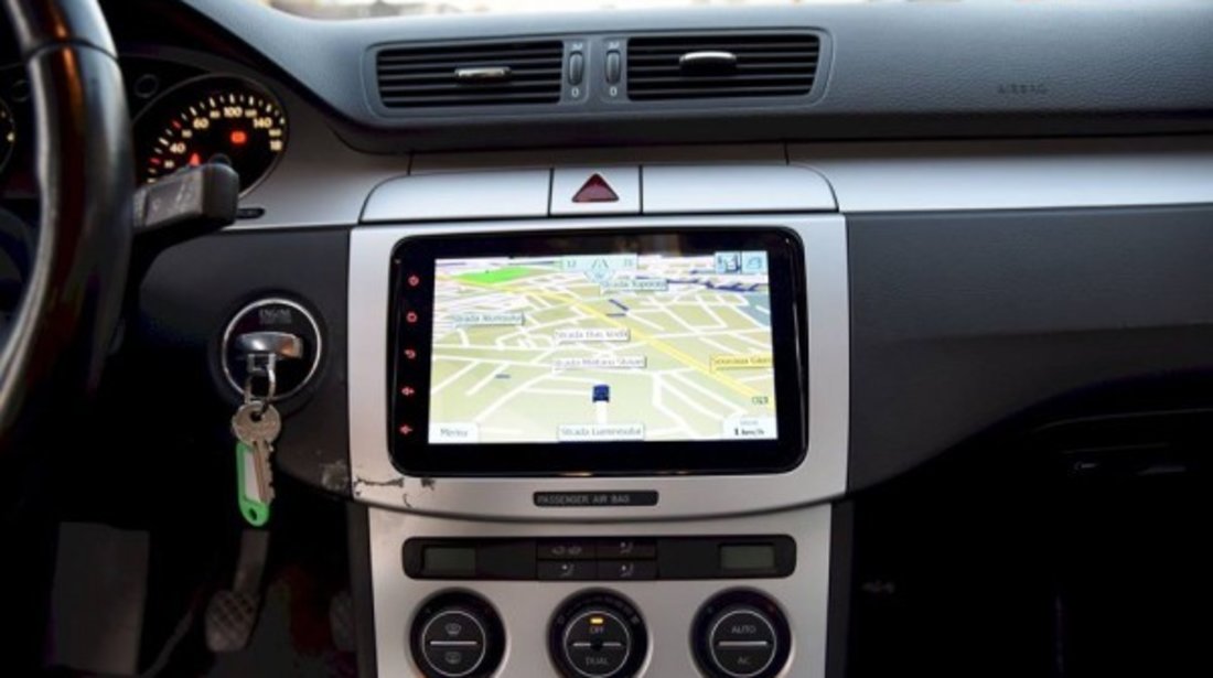 NAVIGATIE CARPAD CMP8001 ANDROID 4.4.4 DEDICATA VW TIGUAN 2007-2015 8'' CAPACITIV 16GB WIFI WAZE