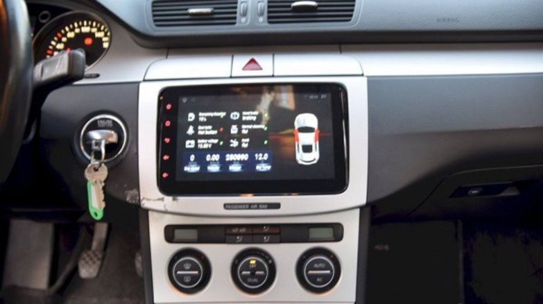 NAVIGATIE CARPAD CMP8001 ANDROID 4.4.4 DEDICATA VW SHARAN 2000-2015 8'' CAPACITIV 16GB WIFI WAZE