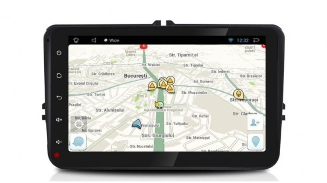 NAVIGATIE CARPAD CMP8001  ANDROID 4.4.4 DEDICATA VW AMAROK 2010-2015 8'' CAPACITIV 16GB WIFI WAZE