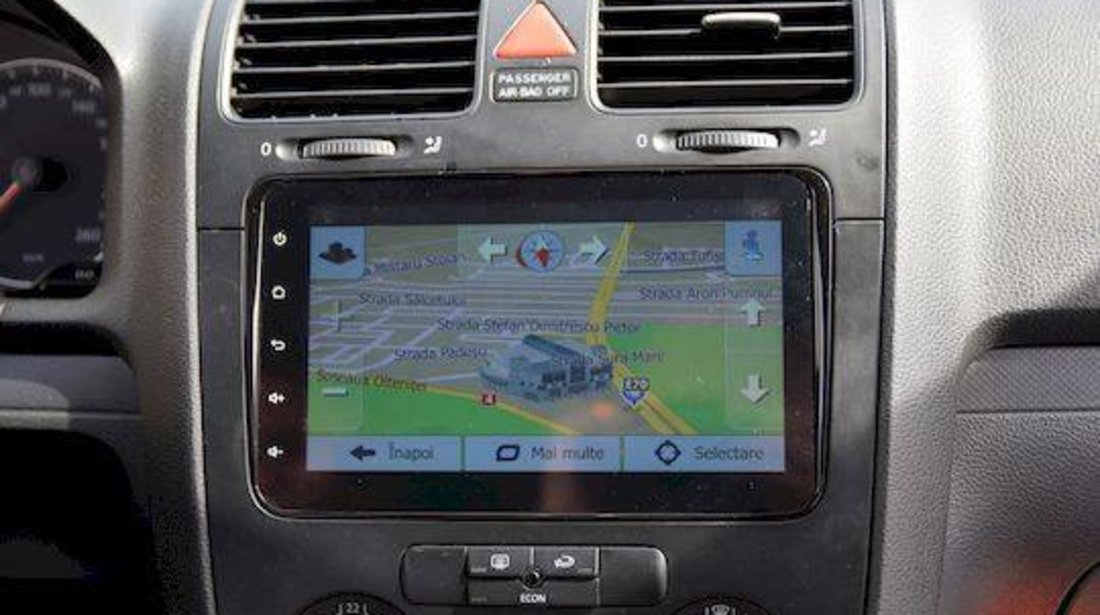 NAVIGATIE CARPAD CU ANDROID DEDICATA VW SKODA SEAT ECRAN 8'' CAPACITIV 16GB INTERNET 3G WIFI WAZE