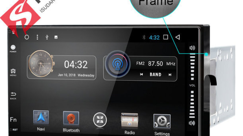 NAVIGATIE CARPAD Dedicata Hyundai SANTA FE ANDROID 7.1 ECRAN 7'' CAPACITIV USB INTERNET 3G GPS 2GB