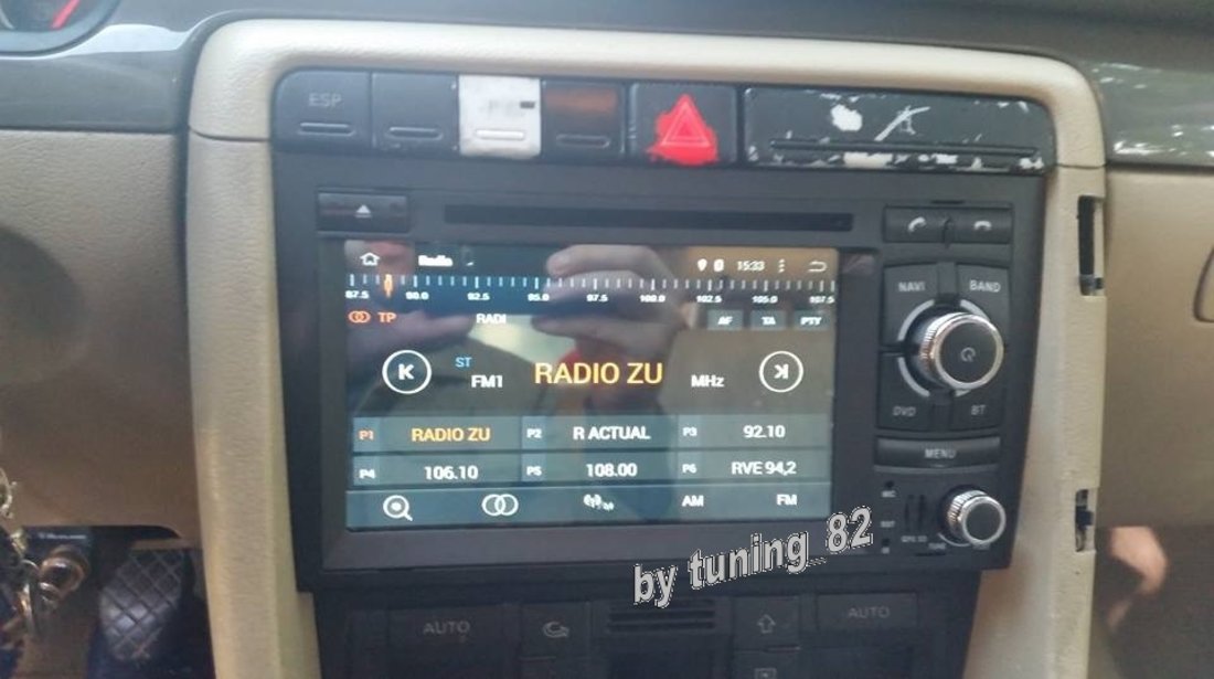 NAVIGATIE CU ANDROID 4.4.4 DEDICATA AUDI A4 B6 B7 S4 RS4 SEAT EXEO RNS-E NAVD-A6964 INTERNET WIFI