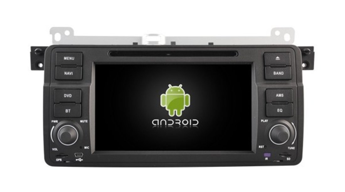 NAVIGATIE CU ANDROID 5.1.1 DEDICATA BMW E46 NAVD-A052 INTERNET WIFI PROCESOR QUAD-CORE 16GB