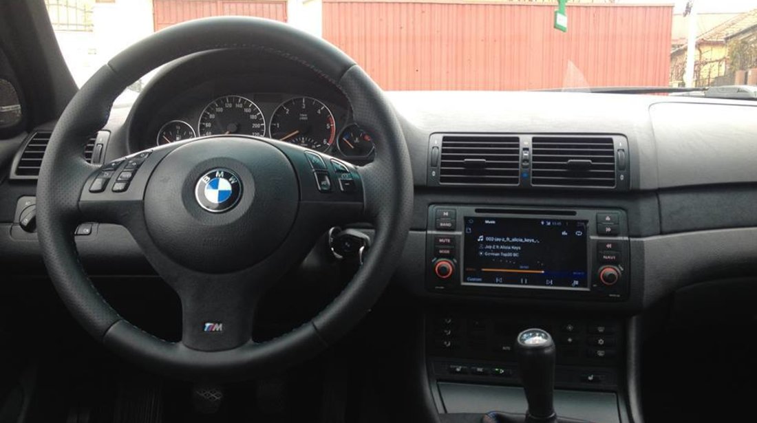 NAVIGATIE CU ANDROID 5.1.1 DEDICATA BMW E46 NAVD-A052 INTERNET WIFI PROCESOR QUAD-CORE 16GB