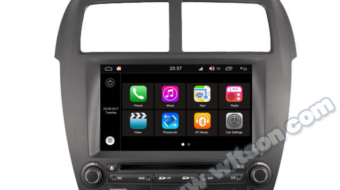 NAVIGATIE CU ANDROID 7.1.2 DEDICATA MITSUBISHI ASX PEUGEOT 4008 CITROEN C4 AIRCROSS WITSON W2-Q026