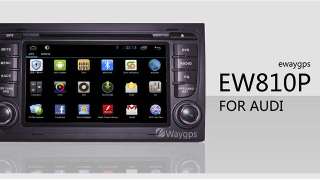 NAVIGATIE CU ANDROID DEDICATA AUDI A4 S4 RS4 SEAT EXEO MODEL EDT-G050 INTERNET WIFI ECRAN CAPACITIV