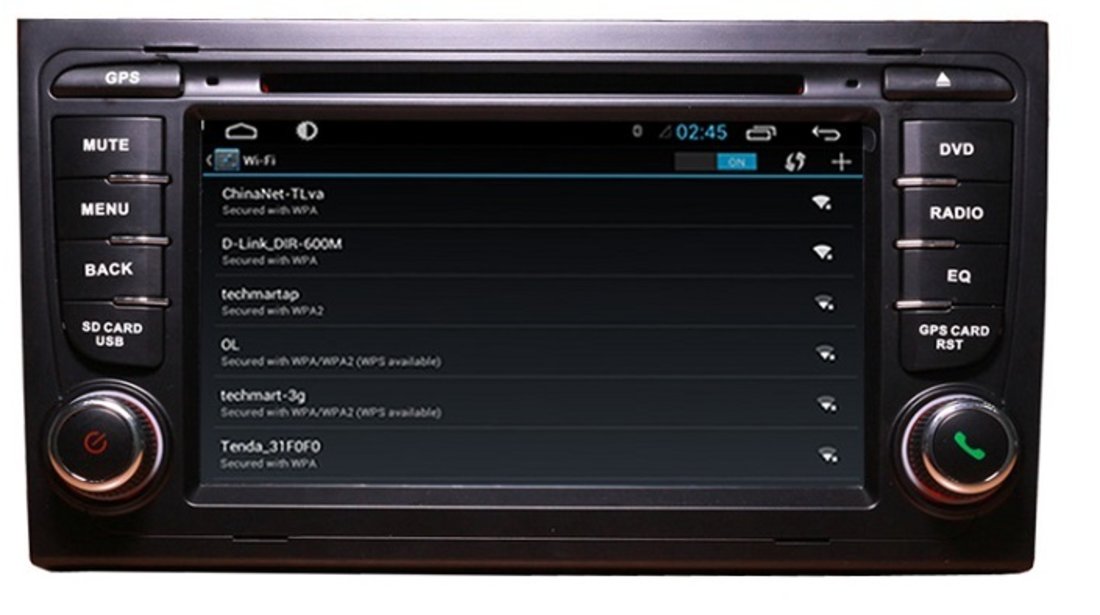 NAVIGATIE CU ANDROID DEDICATA AUDI A4 S4 RS4 SEAT EXEO EDOTEC EDT-G050 INTERNET WIFI ECRAN CAPACITIV