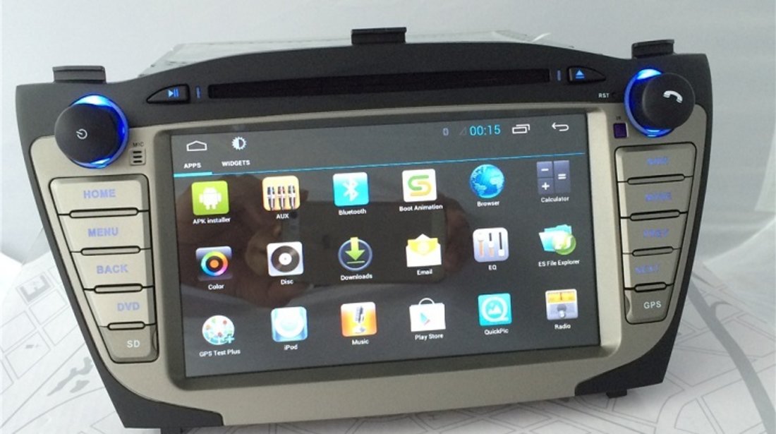 NAVIGATIE CU ANDROID DEDICATA HYUNDAI IX35 2009 - 2014 EDOTEC EDT-G047 INTERNET WIFI ECRAN CAPACITIV