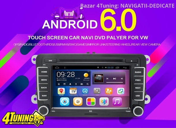 NAVIGATIE CU ANDROID DEDICATA VW Passat 