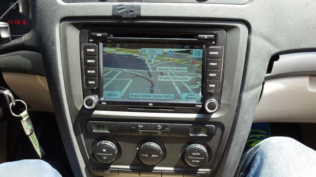 NAVIGATIE CU ANDROID DEDICATA VW SKODA SEAT EDOTEC EDT-G305 INTERNET 3G WIFI WAZE DVR DVD CARKIT USB