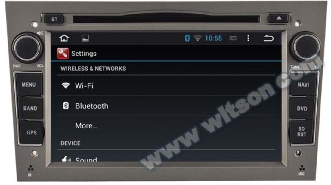 NAVIGATIE DEDICATA ANDROID Opel Corsa D WITSON W2-A9828L INTERNET 3G WIFI MIRRORLINK
