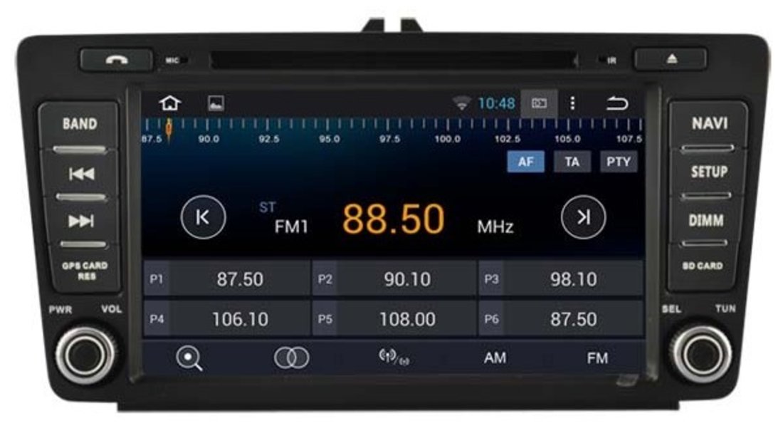 NAVIGATIE DEDICATA ANDROID SKODA OCTAVIA 2 ECRAN 8" NAVD-A9725V DVD GPS CAMERA VIDEO MARSARIER CADOU