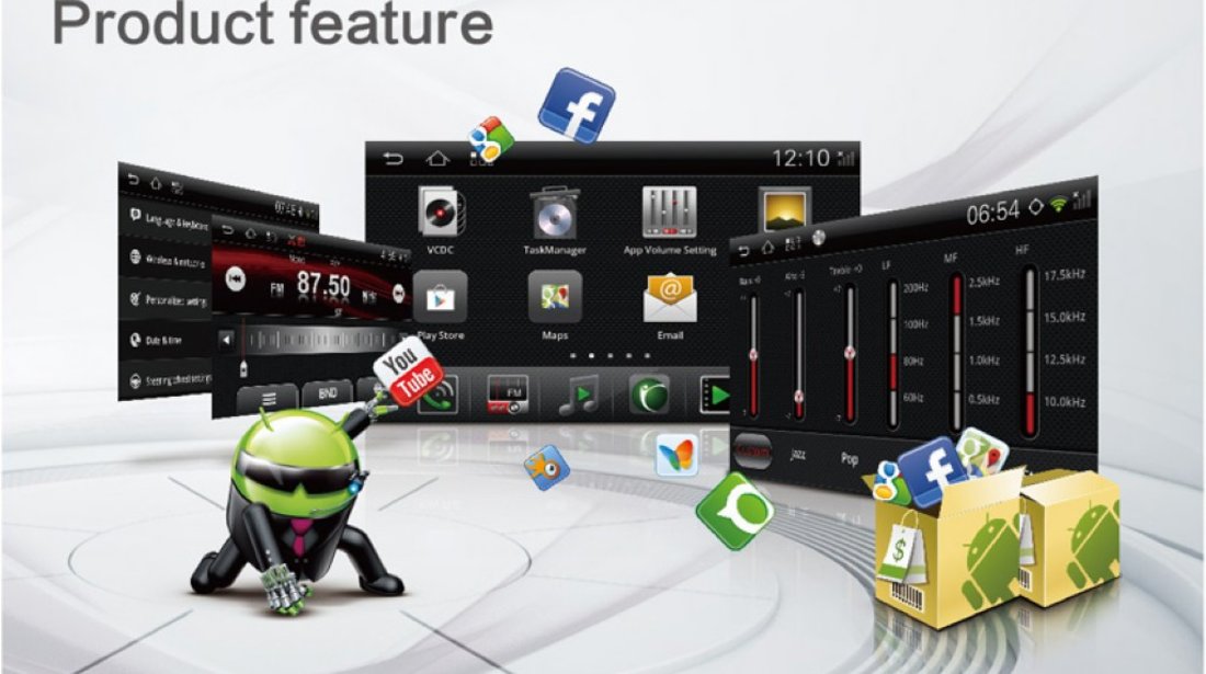 Navigatie Dedicata Android VW GOLF 5 DVD GPS INTERNET NAVD i004