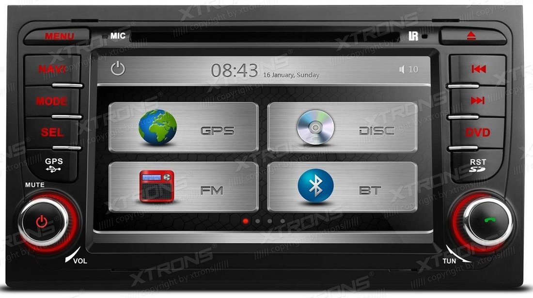 Navigatie Dedicata AUDI A4/S4/RS4 XTRONS PX71AA41 DVD Gps