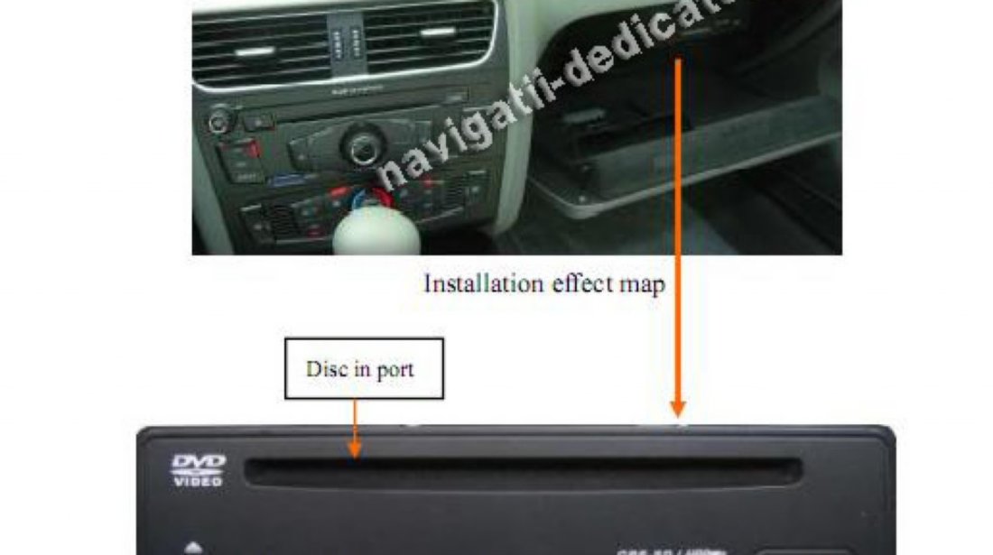 Navigatie Dedicata AUDI A5 DVD GPS CARKIT USB NAVD 7460