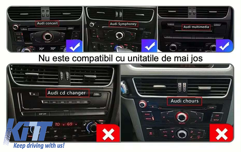 Navigatie Dedicata Audi Q5 (2008 - 2017), 8.8 Inch, 4Gb Ram, 64Gb stocare, Carplay NAVA884AAW