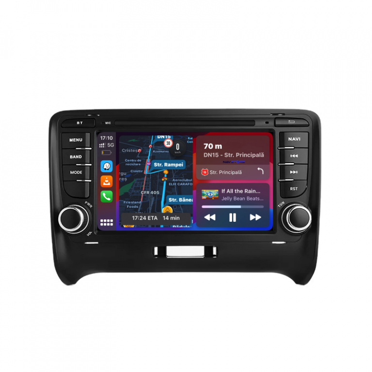 Navigatie Dedicata Audi TT (2006-2014), 7Inch, 2Gb Ram, 32Gb Stocare, Carplay