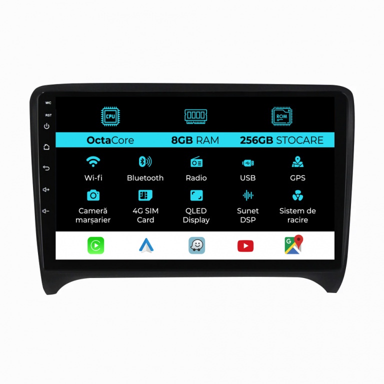 Navigatie Dedicata Audi TT (2006-2014), 