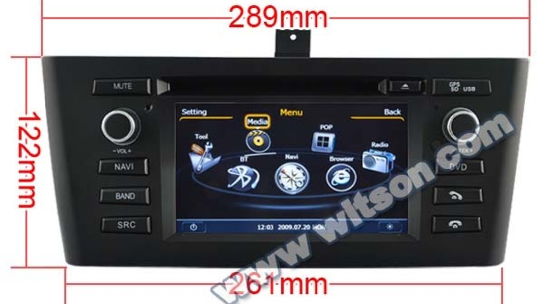 NAVIGATIE DEDICATA BMW SERIA 1 E81 E82 E83 E87 E88 EDOTEC EDT-C170 CLIMA AUTOMATA PLATFORMA S100