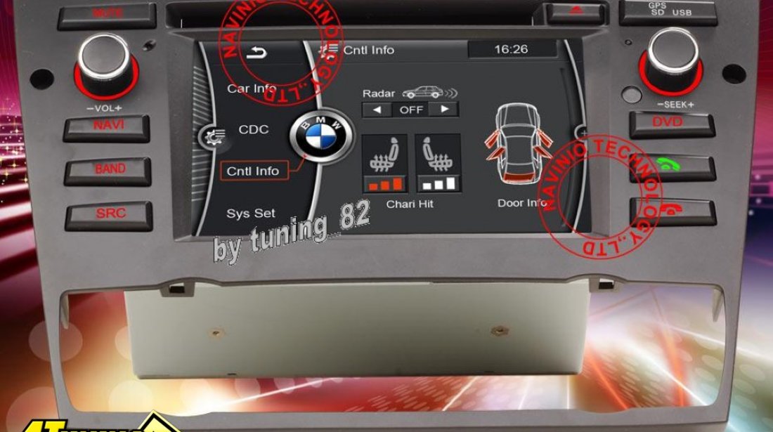 NAVIGATIE DEDICATA BMW SERIA 1 E81 E82 E83 E87 E88 WITSON W2-C170 CLIMA AUTOMATA PLATFORMA S100