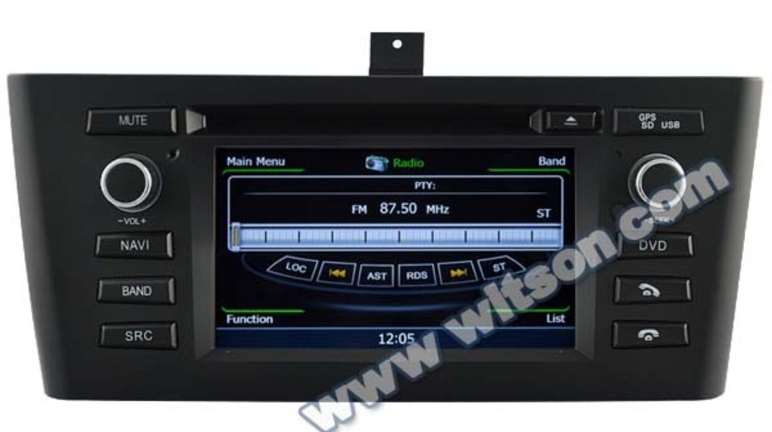 NAVIGATIE DEDICATA BMW SERIA 1 E81 E82 E83 E87 E88 WITSON W2-C170 CLIMA AUTOMATA PLATFORMA S100