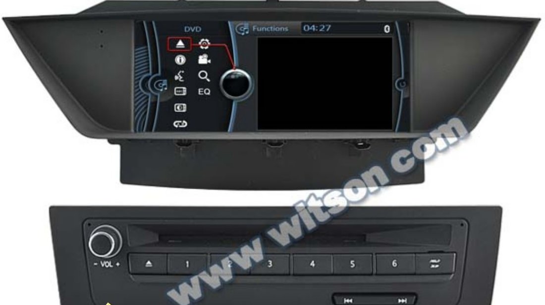 NAVIGATIE DEDICATA BMW X1 E84 PLATFORMA S100 WITSON W2 C219 PROCESOR DUAL CORE A8DVD GPS TV CARKIT