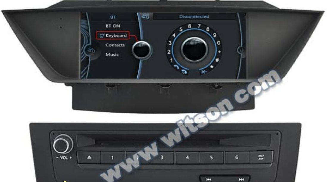 NAVIGATIE DEDICATA BMW X1 E84 PLATFORMA S100 WITSON W2 C219 PROCESOR DUAL CORE A8DVD GPS TV CARKIT