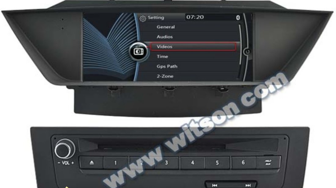 NAVIGATIE DEDICATA BMW X1 E84 PLATFORMA S100 WITSON W2 C219 PROCESOR DUAL CORE A8DVD GPS TV CARKIT
