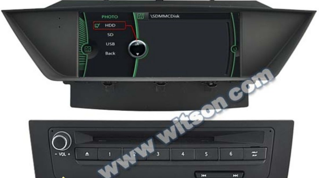 NAVIGATIE DEDICATA BMW X1 E84 PLATFORMA S100 WITSON W2 C219 PROCESOR DUAL CORE A8DVD GPS TV CARKIT