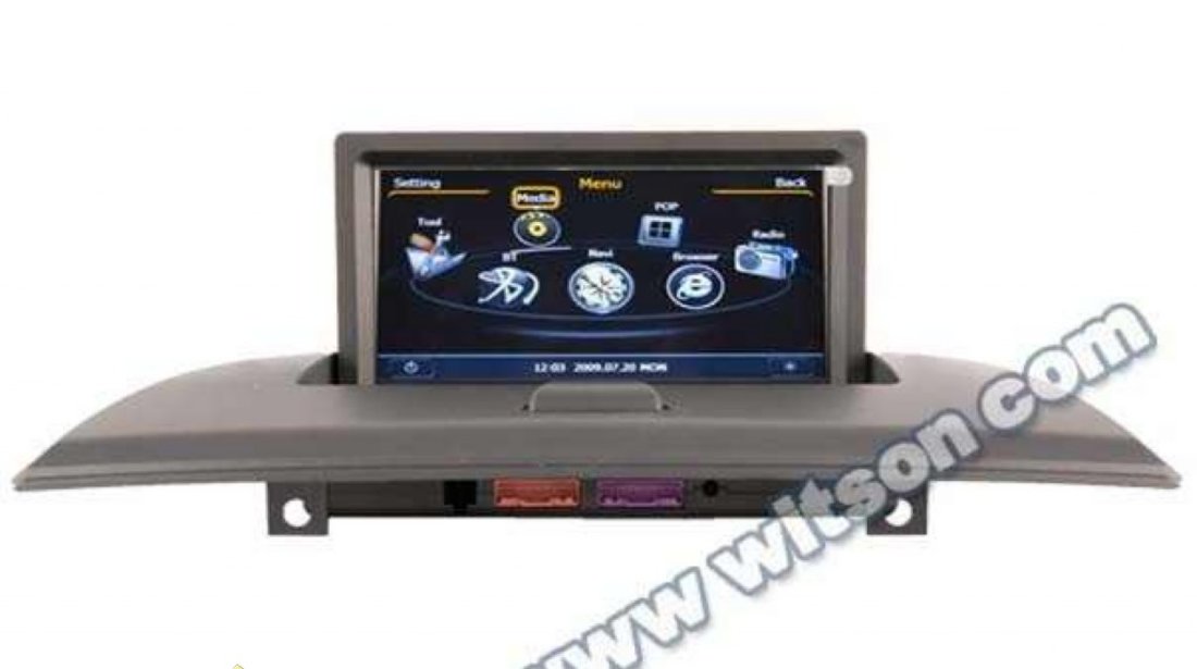 Navigatie Dedicata Bmw X3 E83 NAVD C103 Platforma S100 Procesor Dual Core A8 1ghz 512 Ddr 2 Dvd Gps Tv Dvr Carkit Preluare Agenda Telefonica Model Premium