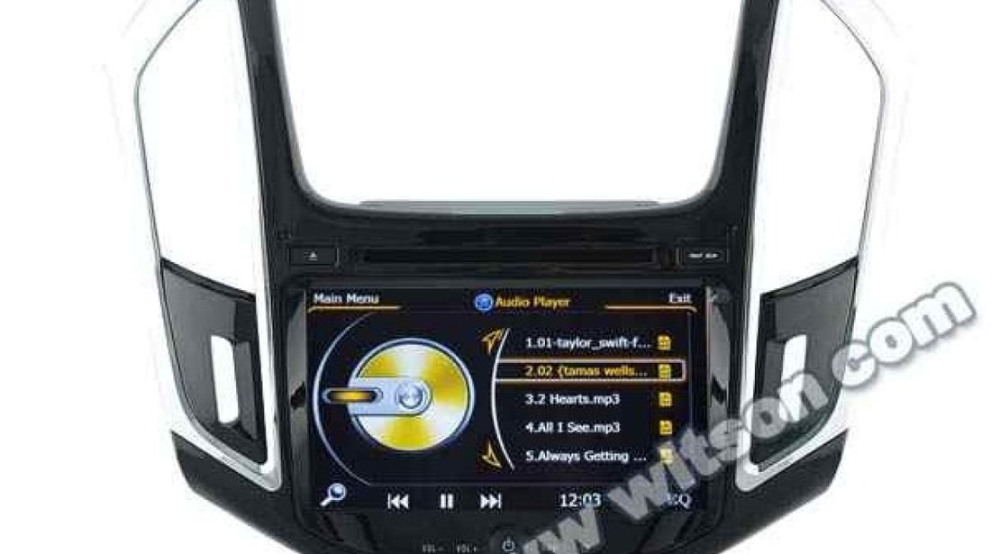 NAVIGATIE DEDICATA CHEVROLET CRUZE 2013 EDOTEC EDT-C261 PLATFORMA S100 DVD GPS CARKIT DVR