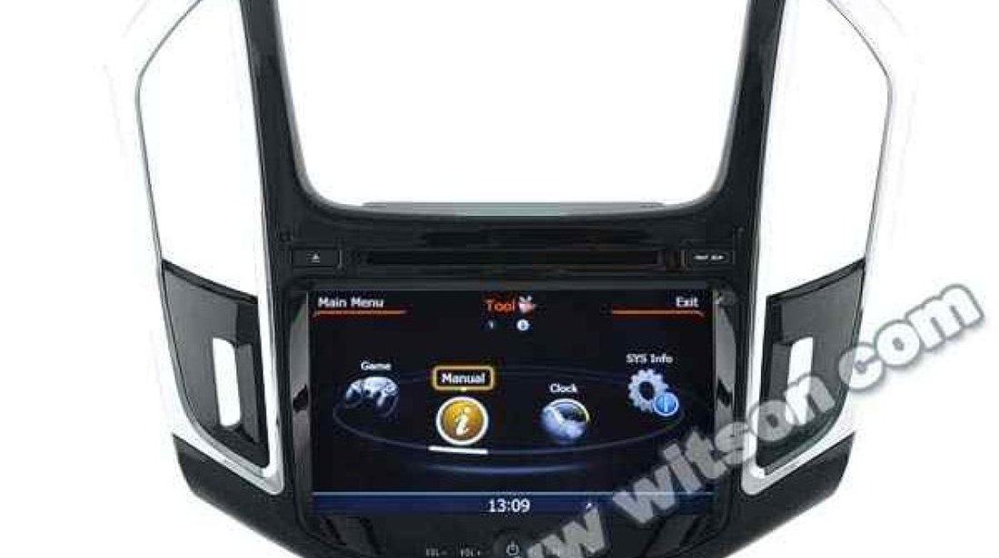 NAVIGATIE DEDICATA CHEVROLET CRUZE 2013 EDOTEC EDT-C261 PLATFORMA S100 DVD GPS CARKIT DVR