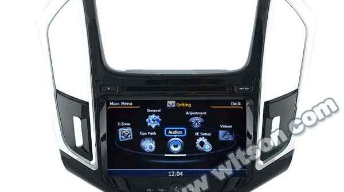 NAVIGATIE DEDICATA CHEVROLET CRUZE 2013 WITSON W2-C261  PLATFORMA S100 DVD GPS CARKIT DVR