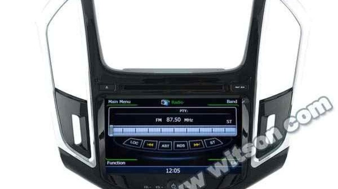 NAVIGATIE DEDICATA CHEVROLET CRUZE 2013 WITSON W2-C261  PLATFORMA S100 DVD GPS CARKIT DVR