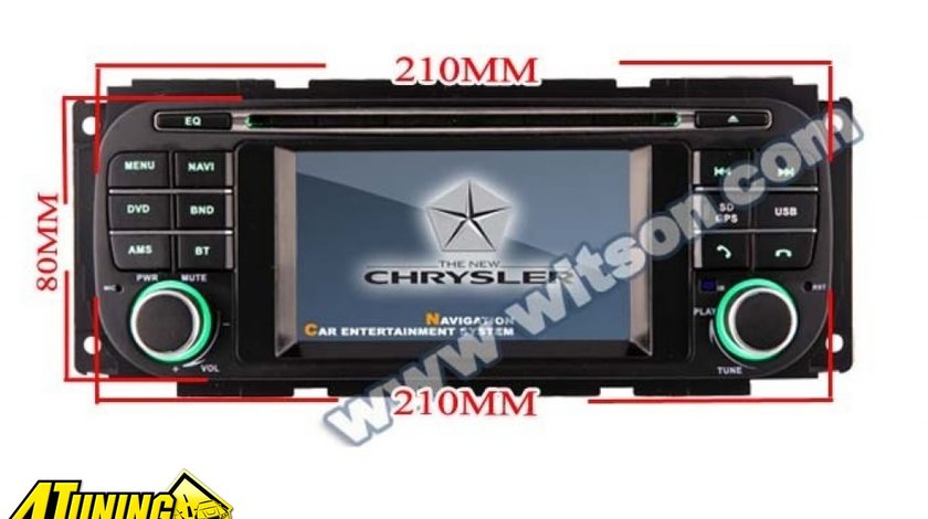 Navigatie Dedicata Chrysler Grand Voyager Jeep Grand Cherokee DODGE MODEL WITSON W2-D8836C WIN8 STYLE DVD PLAYER GPS TV CARKIT INTERNET 3G WIFI ECRAN CAPACITIV MODEL 2015