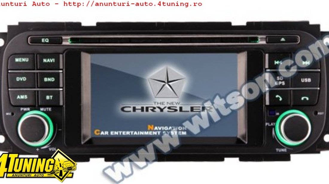 NAVIGATIE DEDICATA CHRYSLER / JEEP / DODGE MODEL WITSON W2-D8836C WIN8 STYLE DVD PLAYER GPS CARKIT E