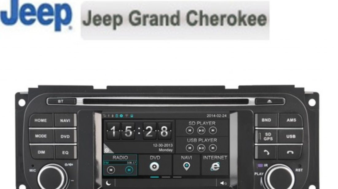 NAVIGATIE DEDICATA CHRYSLER / JEEP / DODGE MODEL WITSON W2-D8836C WIN8 STYLE DVD PLAYER GPS CARKIT E