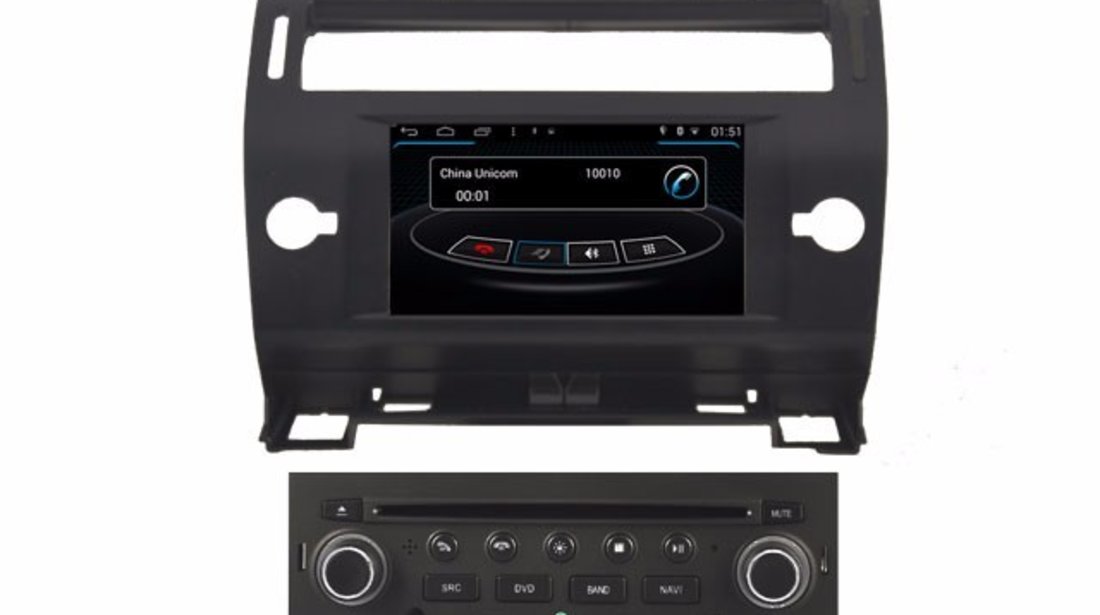 Navigatie Dedicata CITROEN C4 - DVD GPS Auto CARKIT