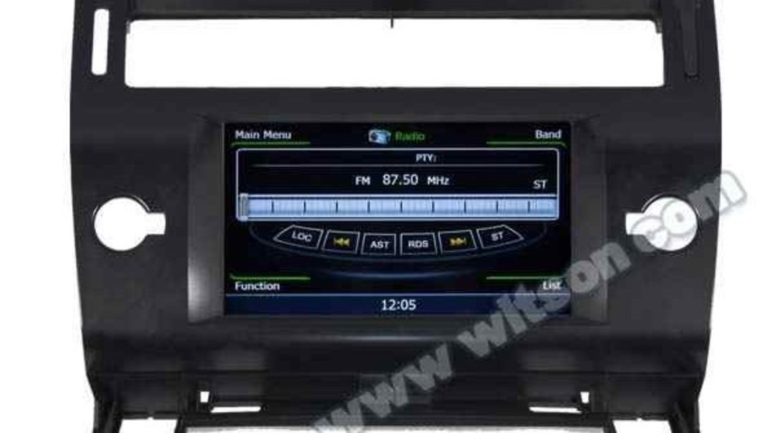 NAVIGATIE DEDICATA CITROEN C4 WITSON W2-C088 PLATFORMA S100 PROCESOR DUAL CORE A8 DVD GPS CARKIT TV