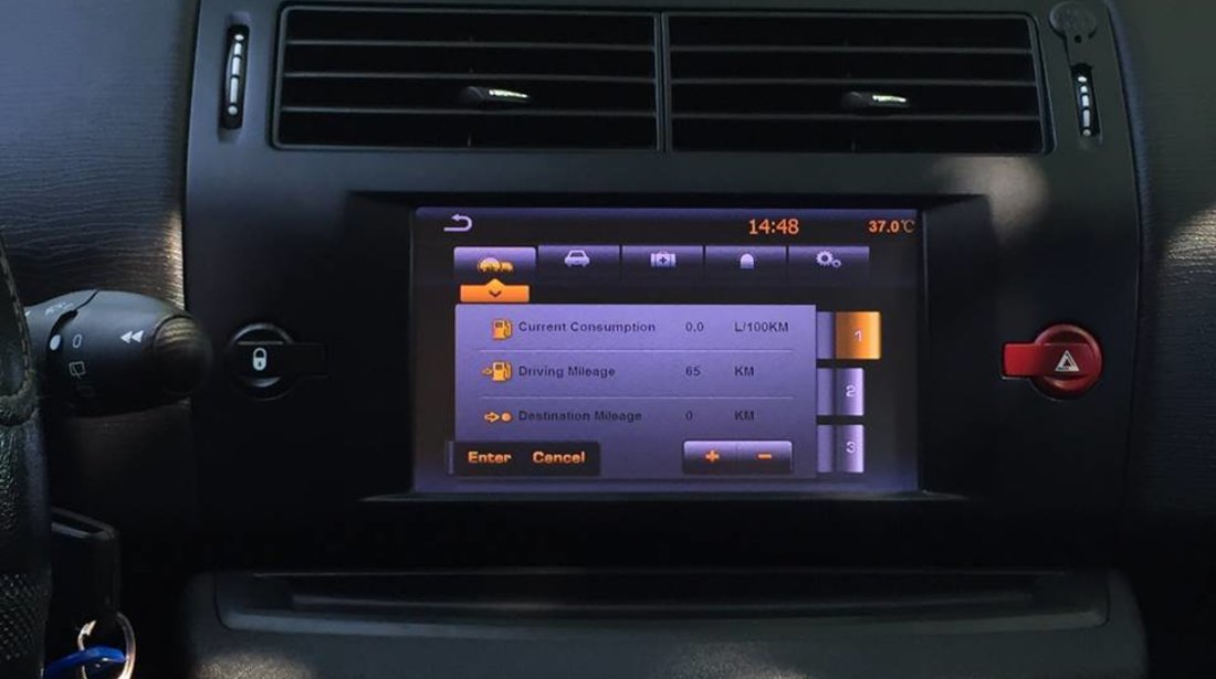 NAVIGATIE DEDICATA CITROEN C4 WITSON W2-C088 PLATFORMA S100 PROCESOR DUAL CORE A8 DVD GPS CARKIT TV