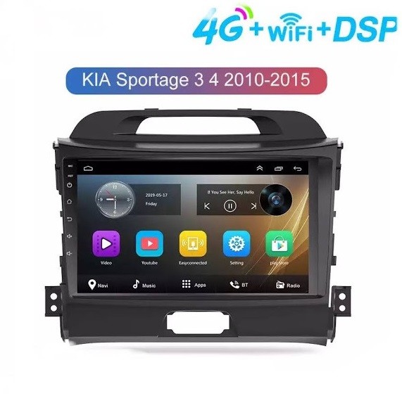 Navigatie dedicata cu Android / Kia Sportage 2010 - 2015 - Cadou un Stick de muzica !!!