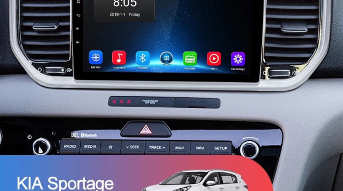 Navigatie Dedicata Cu Android Kia Sportage 2016
