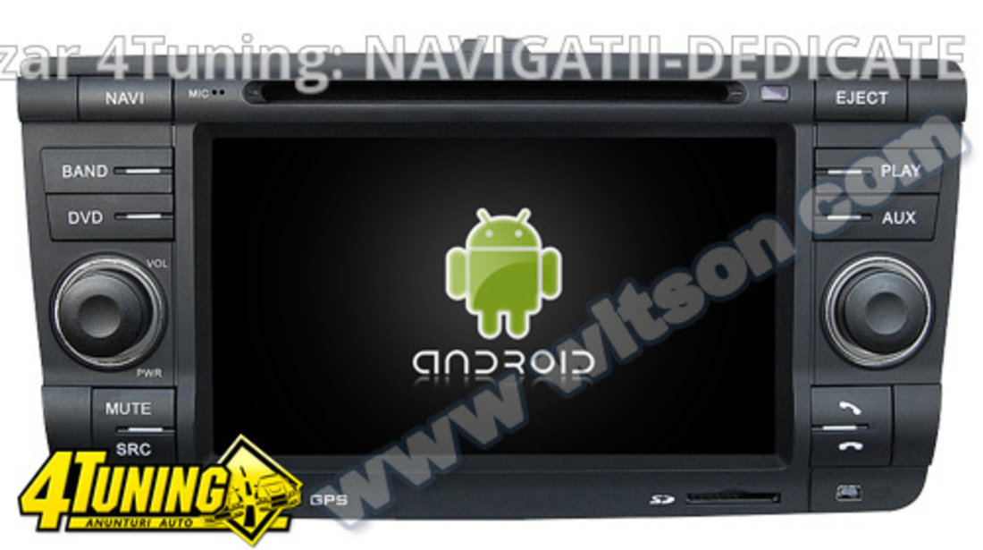 NAVIGATIE DEDICATA Edotec M005 SKODA OCTAVIA 2 INTERNET 3G WIFI DVD GPS CARKIT USB COMENZI PE VOLAN